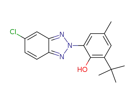 2-(3-tert-butyl-2-hydroxy-5-methylphenyl)-2H-5-chlorobenzotriazole
